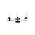 Livex Lighting 17823-91 Beckett 3-Lights 180W Brushed Nickel Bath Vanity Light