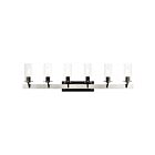 Livex Lighting 17826-91 Beckett 6-Lights 360W Brushed Nickel Bath Vanity Light