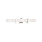 Livex Lighting 1904-91 Pelham 4-Lights 240W Brushed Nickel Bath Vanity Light