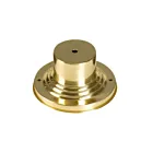 Livex Lighting 2001-02 Polished Brass Outdoor Pier Mount Adapter