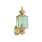 Livex Lighting 2006-02 1-Light 100W Polished Brass Wall Lantern