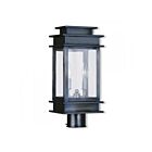 Livex Lighting Princeton 2015-29 2-Lights 120W Vintage Pewter Outdoor Post Lantern