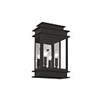 Livex Lighting 2016-04 Princeton 2-lights 120W Black Outdoor Wall Lantern