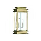 Livex Lighting 2018-01 Princeton 2-lights 120W Antique Brass Outdoor Wall Lantern