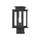 Livex Lighting Princeton 20201-07 1-Light 60W Bronze Outdoor Post Top Lantern