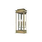 Livex Lighting 20208-01 Princeton 3-lights 180W Antique Brass Outdoor Wall Lantern