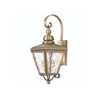 Livex Lighting Cambridge 2031-01 2-Lights 120W Antique Brass Wall Lantern