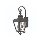 Livex Lighting Cambridge 2031-04 2-Lights 120W Black Wall Lantern