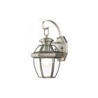 Livex Lighting 2051-91 Monterey 1-light 100W Brushed Nickel Outdoor Wall Lantern