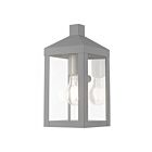Livex Lighting 20581-80 Nyack 1-light 100W Nordic Gray Outdoor Wall Lantern
