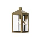 Livex Lighting 20582-01 Nyack 1-light 100W Antique Brass Outdoor Wall Lantern