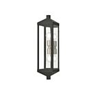 Livex Lighting 20583-04 Nyack 2-lights 200W Black Outdoor Wall Lantern