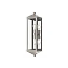 Livex Lighting 20583-91 Nyack 2-lights 200W Brushed Nickel Outdoor Wall Lantern