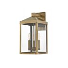 Livex Lighting 20584-01 Nyack 3-lights 180W Antique Brass Outdoor Wall Lantern