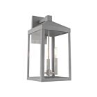 Livex Lighting 20584-80 Nyack 3-lights 180W Nordic Gray Outdoor Wall Lantern