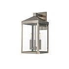 Livex Lighting 20584-91 Nyack 3-lights 180W Brushed Nickel Outdoor Wall Lantern