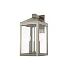 Livex Lighting 20585-91 Nyack 3-lights 180W Brushed Nickel Outdoor Wall Lantern