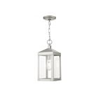 Livex Lighting 20591-91 Nyack 1-Light 100W Brushed Nickel Outdoor Pendant Light