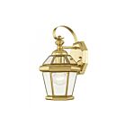 Livex Lighting 2061-02 Georgetown 1-light 60W Polished Brass Outdoor Wall Lantern