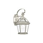 Livex Lighting 2061-91 Georgetown 1-light 60W Brushed Nickel Outdoor Wall Lantern