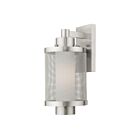 Livex Lighting 20682-91 Nottingham 1-light 60W Brushed Nickel Outdoor Wall Lantern