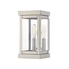 Livex Lighting 20701-91 Hopewell 1-light 60W Brushed Nickel Outdoor Wall Lantern