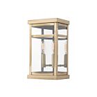 Livex Lighting 20702-01 Hopewell 2-lights 120W Antique Brass Outdoor Wall Lantern