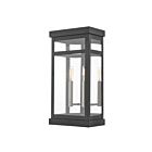 Livex Lighting 20704-04 Hopewell 2-lights 120W Black Outdoor Wall Lantern