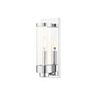 Livex Lighting 20721-05 Hillcrest 1-light 60W Polished Chrome Outdoor Wall Lantern