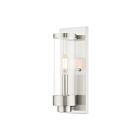 Livex Lighting 20721-91 Hillcrest 1-light 60W Brushed Nickel Outdoor Wall Lantern