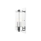 Livex Lighting 20724-05 Hillcrest 3-lights 120W Polished Chrome Outdoor Wall Lantern