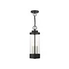 Livex Lighting 20727-14 Hillcrest 3-Lights 120W Textured Black Outdoor Pendant Light