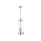 Livex Lighting 20727-91 Hillcrest 3-Lights 120W Brushed Nickel Outdoor Pendant Light