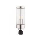 Livex Lighting Hillcrest 20728-05 3-Lights 120W Polished Chrome Outdoor Post Top Lantern