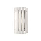Livex Lighting 20752-91 Greenwich 1-light 100W Brushed Nickel Outdoor Wall Lantern