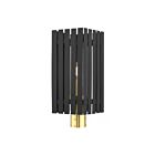 Livex Lighting Greenwich 20756-04 1-Light 100W Black with Satin Brass Accents Outdoor Post Top Lantern