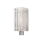 Livex Lighting Greenwich 20756-91 1-Light 100W Brushed Nickel Outdoor Post Top Lantern