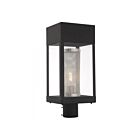 Livex Lighting Franklin 20763-04 1-Light 100W Black Outdoor Post Top Lantern