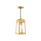 Livex Lighting 20854-12 Oslo 1-Light 100W Satin Brass Outdoor Pendant Light