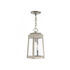 Livex Lighting 20854-91 Oslo 1-Light 100W Brushed Nickel Outdoor Pendant Light
