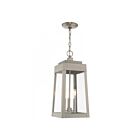 Livex Lighting 20857-91 Oslo 3-Lights 180W Brushed Nickel Outdoor Pendant Light