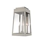 Livex Lighting 20858-91 Oslo 3-lights 180W Brushed Nickel Outdoor Wall Lantern
