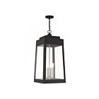 Livex Lighting 20863-04 Oslo 4-Lights 240W Black Outdoor Pendant Light