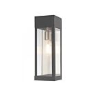 Livex Lighting 20873-76 Barrett 1-light 100W Scandinavian Gray Outdoor Wall Lantern