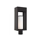 Livex Lighting Bleecker 20985-04 1-Light 60W Black Outdoor Post Top Lantern