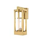 Livex Lighting Delancey 20994-12 1-Light 60W Satin Brass Outdoor Post Top Lantern