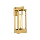 Livex Lighting Delancey 20996-12 1-Light 60W Satin Brass Outdoor Post Top Lantern