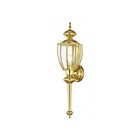 Livex Lighting 2112-02 Classics 1-light 60W Polished Brass Outdoor Wall Lantern