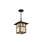 Livex Lighting 2141-07 Montclair Mission 1-Light 100W Bronze Outdoor Pendant Light