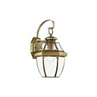 Livex Lighting Monterey 2151-01 1-Light 100W Antique Brass Wall Lantern
